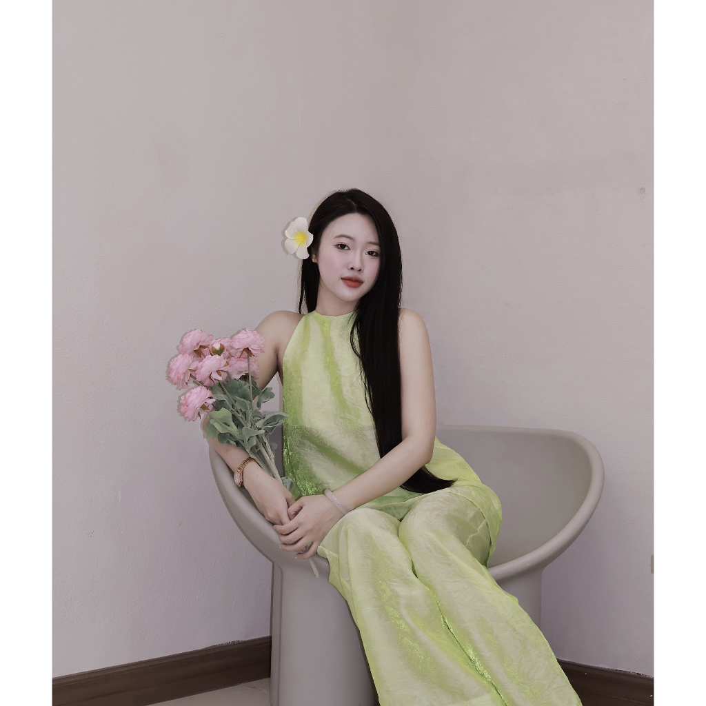 LYC FASHION - Thanh Chi Set Yếm Kèm Quần Ống Rộng | BigBuy360 - bigbuy360.vn