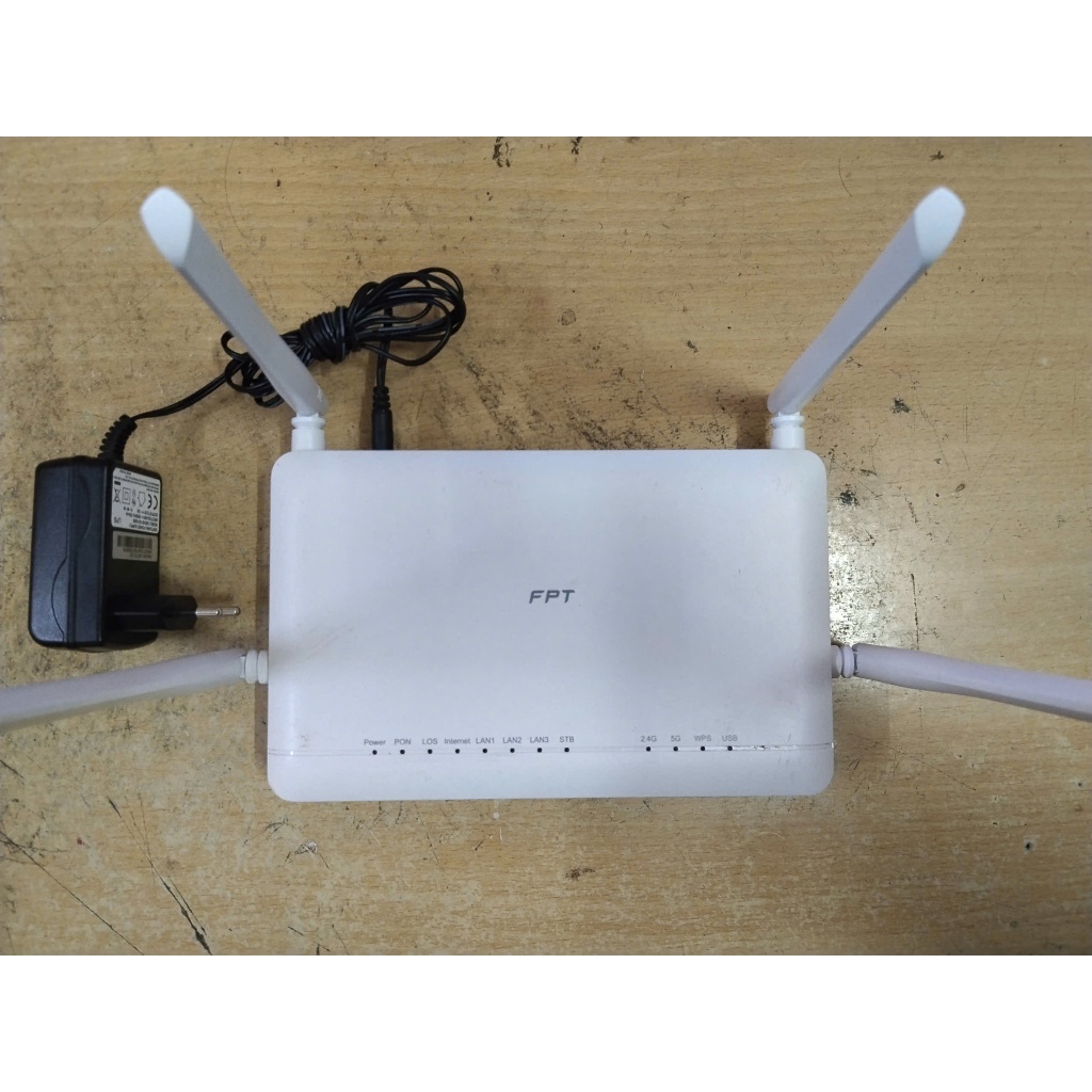 (Hàng Cũ) Modem Quang FPT  Wifi 6  ZTE F6600P  AX3000GZ.