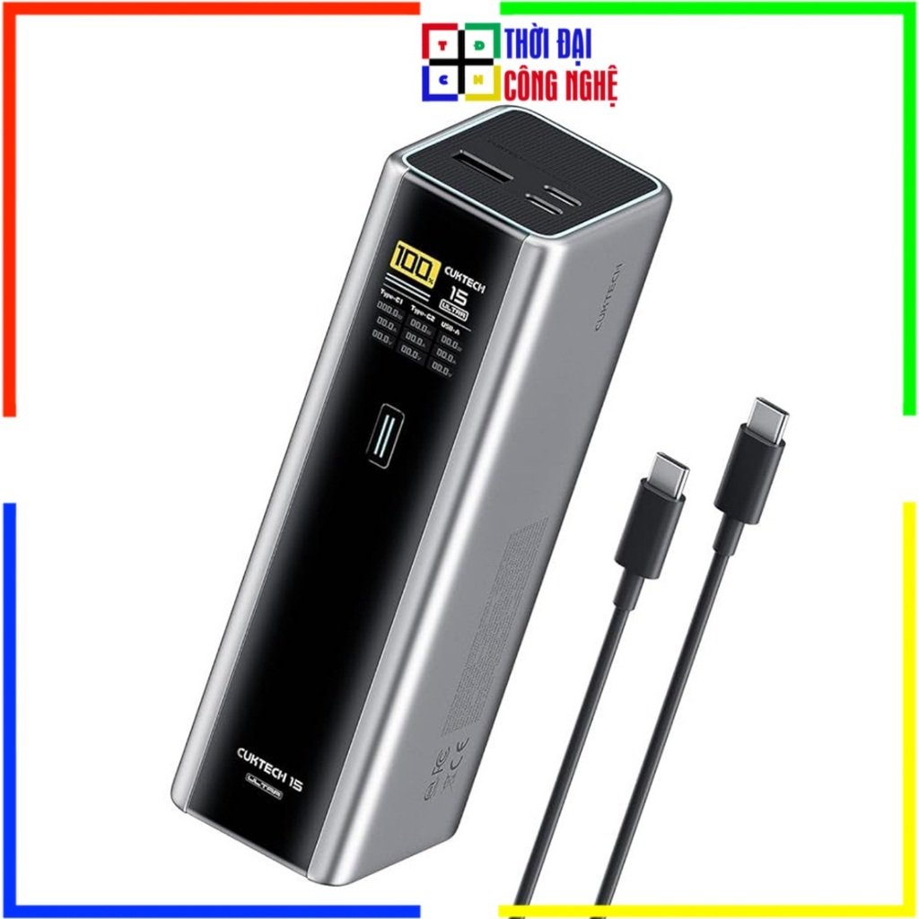 Pin Dự Phòng Cuktech No.15 Ultra PB200U / PB200P / PB200  20.000mAh PD3.1 - Sạc Nhanh Laptop, Smartp