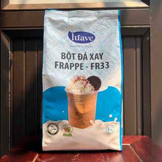 Bột Đá Xay Frappe FR33 Luave 1kg – Bột Nền Đá Xay Mịn, Tạo Sánh & Béo, Dùng Cho Cà Phê, Matcha, Trà Sữa