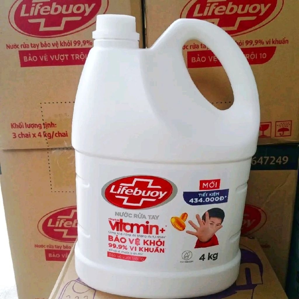 Nước rửa tay Lifebuoy 4kg can lớn siêu tiết kiệm