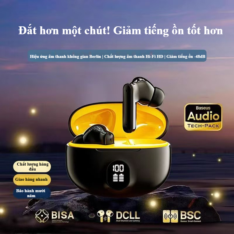 Tai Nghe Không Dây TWS-895B Gaming Bluetooth In Ear Chống Ồn, Màn Hình LED Hiển Thị, Độ Trễ Thấp | BigBuy360 - bigbuy360.vn