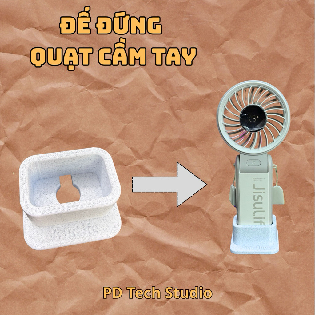 Đế đứng cho quạt cầm tay JisuLife Life 7 (Không bao gồm quạt) - PD Tech Studio