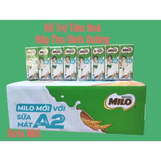 Sữa Mát Milo A2 180ML (48Hộp x 180ML) Đạm Quý A2 Không Lo Bị Nóng (DATE MỚI)