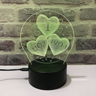 Đèn ngủ LED 3D trang trí - quà tặng độc đáo