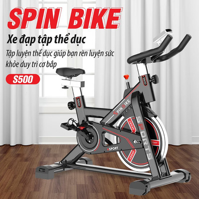 BG-Xe đạp tập thể dục tại nhà- Xe đạp thể thao trong nhà Khung thép chắc chắn màn hình điện tử