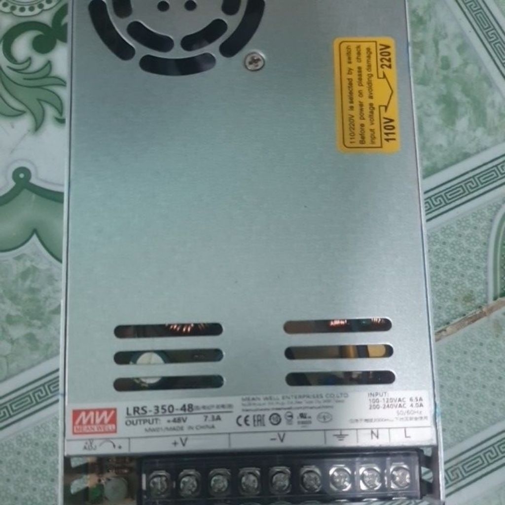 Nguồn 48V-7,3A ,LRS-350-48