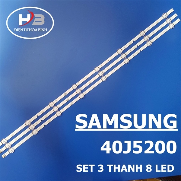 Bộ led tivi Samsung 40J5000 40M5000 40J5300 40J5200 40J5202 40J5070 Bộ 3 thanh 8 led