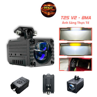 Đèn Trợ Sáng T2S V2 BMA (New 2026) - Ánh Sáng Hoàn Hảo, Chống Chói 12V ĐiệnBình Chống Nước IP68 Xe Tải, Oto, Xe Máy