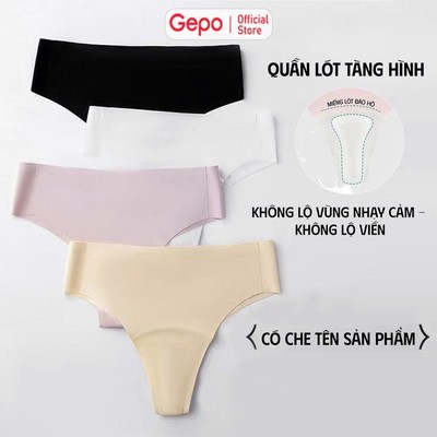 GEPO Quần Lót Không Viền Chữ Y Dành Cho Nữ Phù Hợp Mặc Quần Ôm Body,Legging, Mặc Tập Gym, Yoga