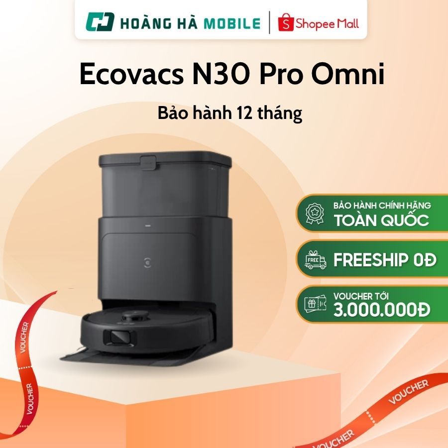 Robot hút bụi Ecovacs N30 Pro Omni - Chính hãng