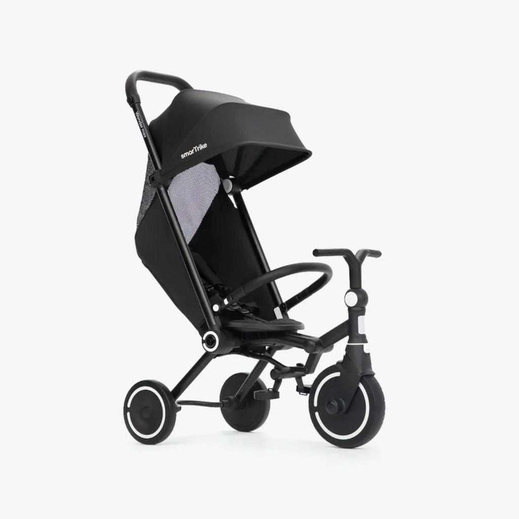 XE ĐẨY BA BÁNH SMARTRIKE WONDER MAX - JET BLACK
