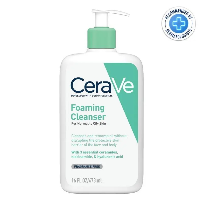 Sữa rửa mặt dành cho da dầu Cerave Foaming Cleanser 473ml
