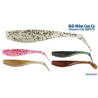 Mồi Mềm Con Cá Shimano Fish SQBTF70 | 7cm - 6 Con/Vỉ