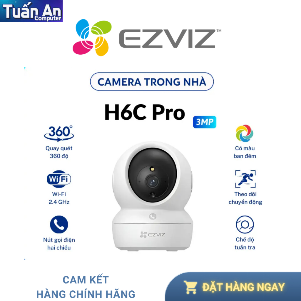 CAMERA WIFI EZVIZ CS-H6C Pro (3MP)