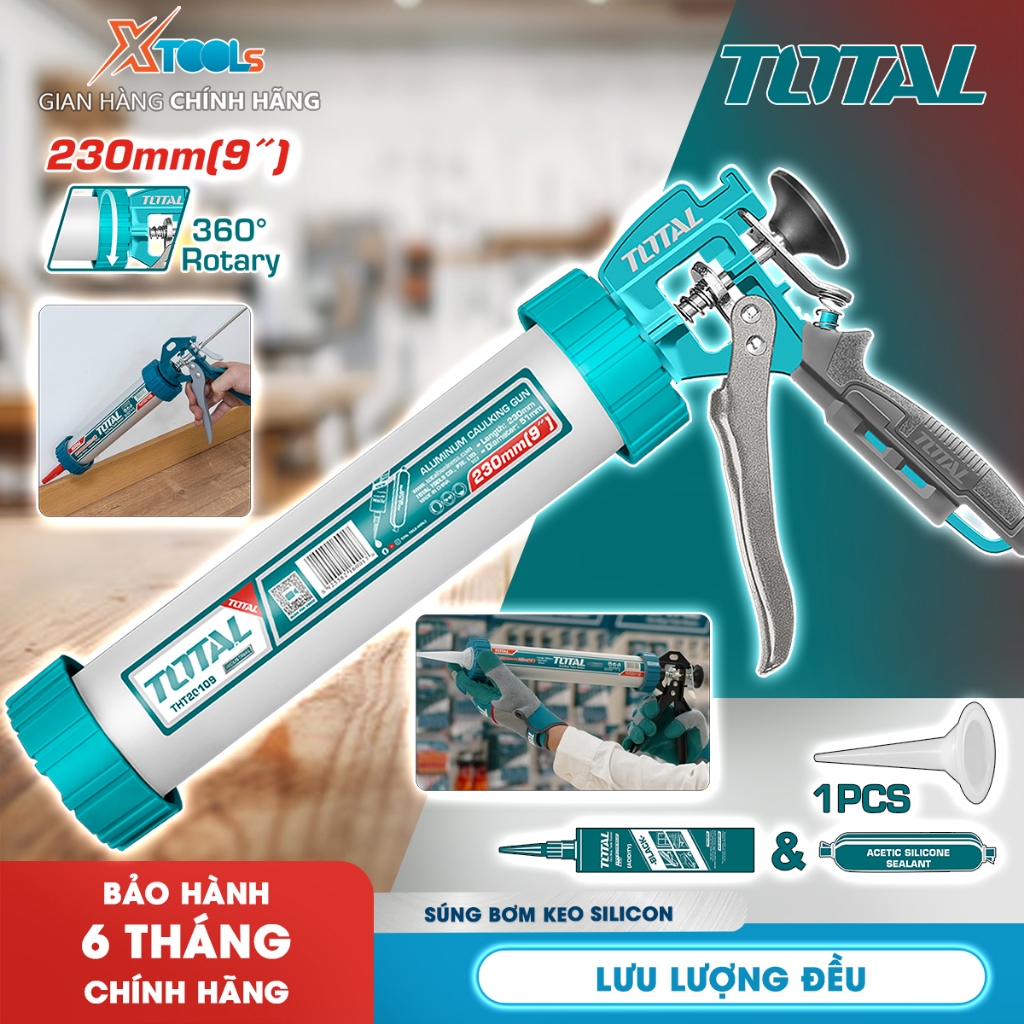 Súng bơm keo dạng ống cầm tay THT20109 máy bắn keo, bơm keo, súng bắt keo, súng keo nến mini, keo si