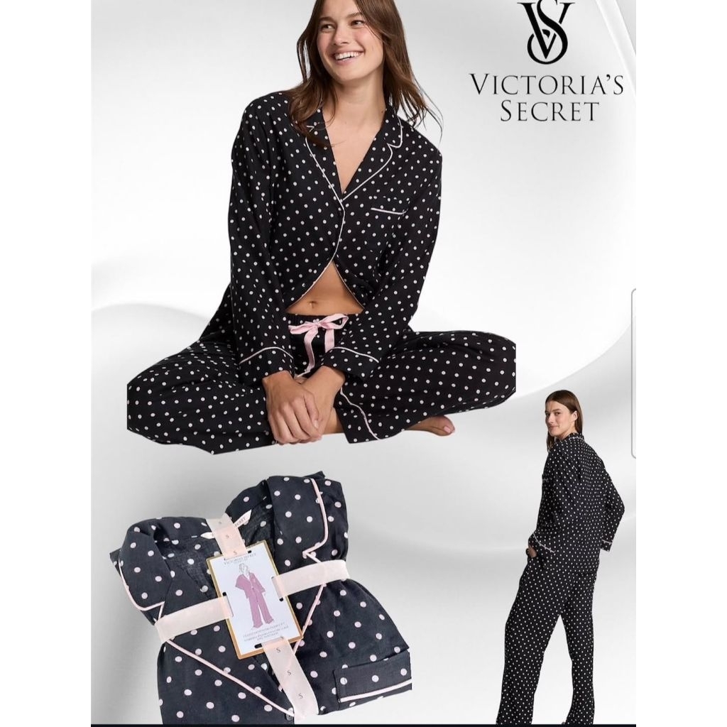 Bộ Victoria's Secret pijama dài, auth chính hãng