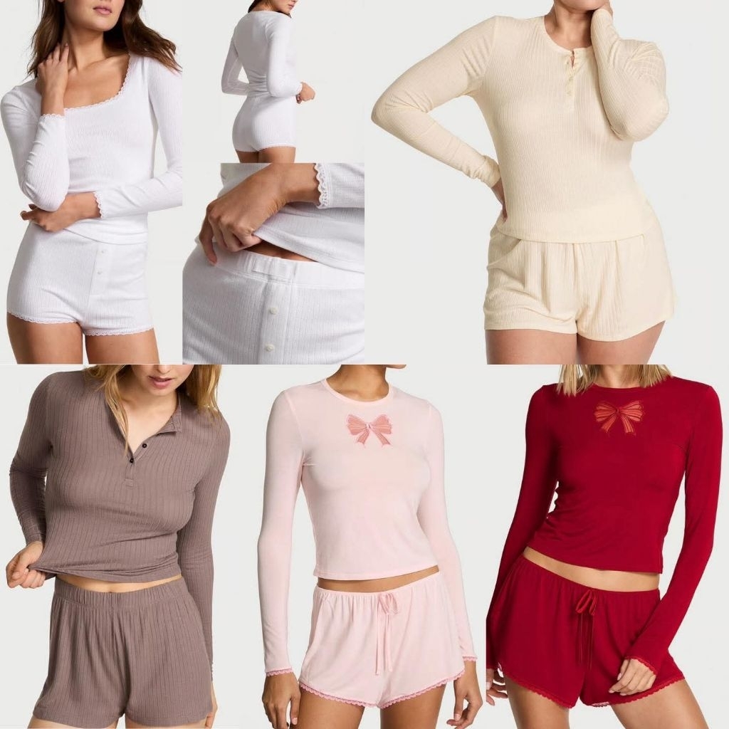 Bộ Victoria's Secret pijama ngắn, auth chính hãng