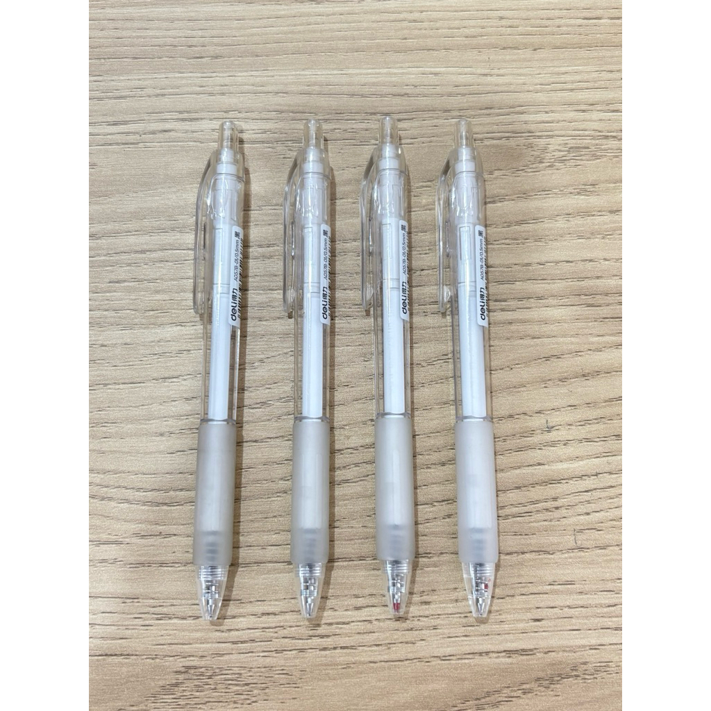 Combo 8 bút bi đen Deli A057B-01 ngòi 0.5mm