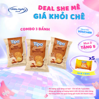 Bánh mì sấy Caramel Tipo 50g Hữu Nghị dinh dưỡng, ngon giòn, ăn vặt tiệnlợi