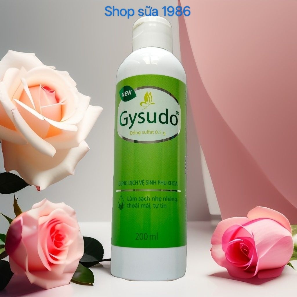 Dung dịch Vệ sinh Gysudo - giảm viêm ngứa, sát trùng, lang ben, nấm móng,SP D.phẩm Agimexpharm (chín