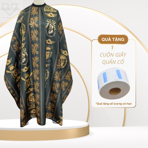 Khăn trùm cắt tóc nam áo choàng cắt tóc barber shop