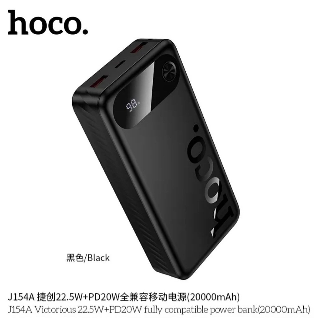 Pin sạc dự phòng 20.000mAh Hoco J154A,Type-C PD-20W sạc nhanh