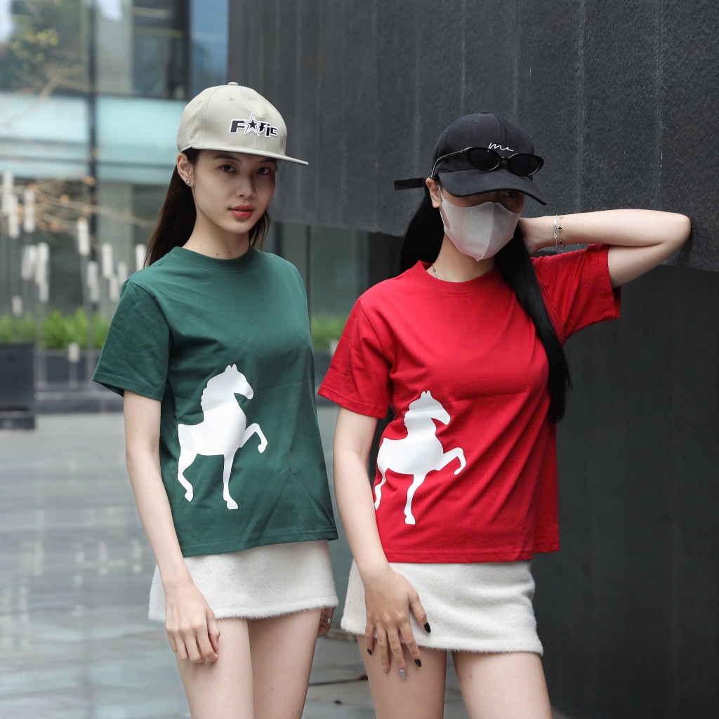 [ DEAL MỞ BÁN ] Áo Thun Babytee Hilahouse In Ngựa  - Premium Cotton 250gsm 2 Chiều Cổ Tròn