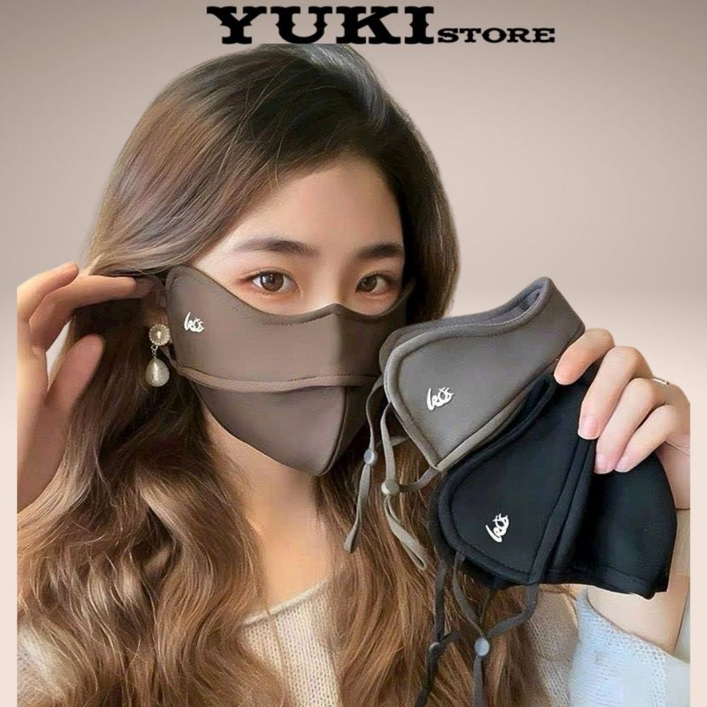Khẩu Trang Vải 5D Chống Nắng Chất Vải Mát Lạnh, Thoáng Khí, Có Dây Đeo Điều Chỉnh KT4