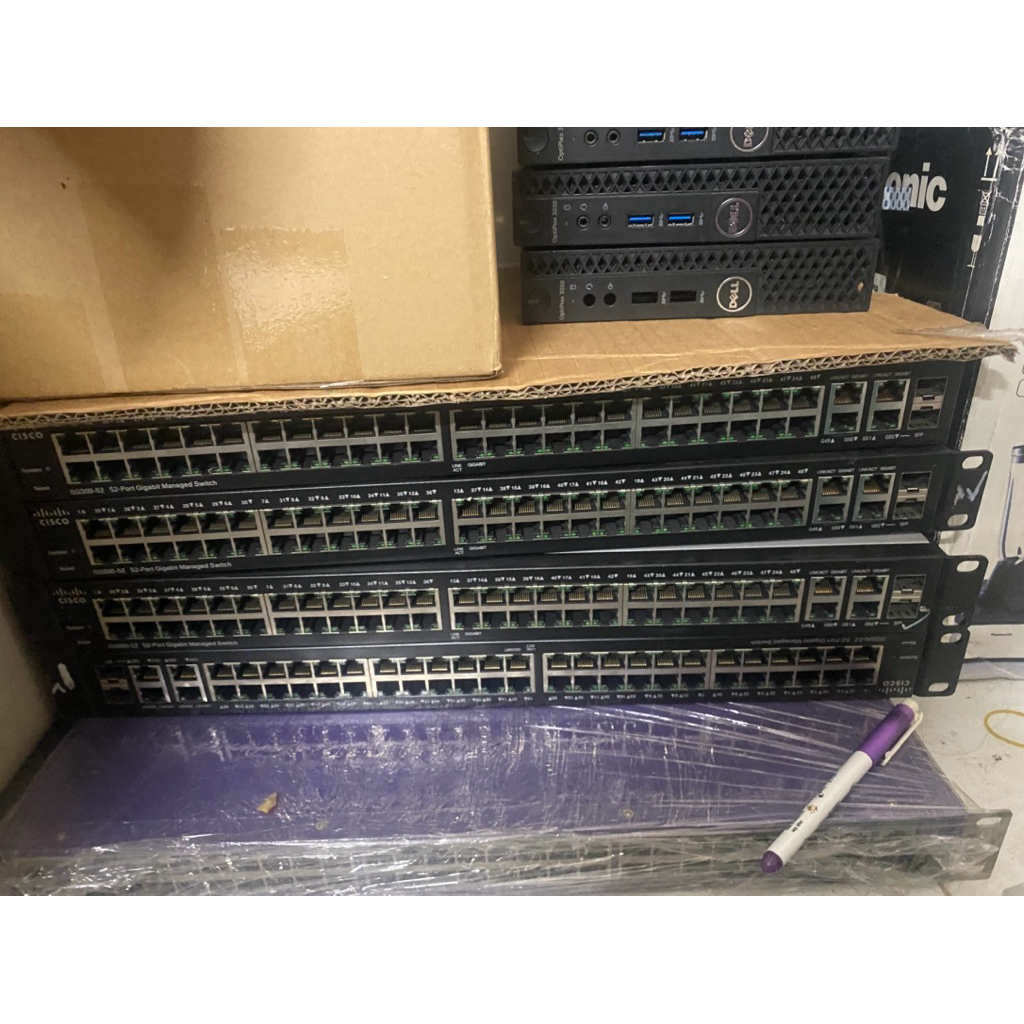 Switch Cisco Sg300 52p 1gb layer 3 full ok