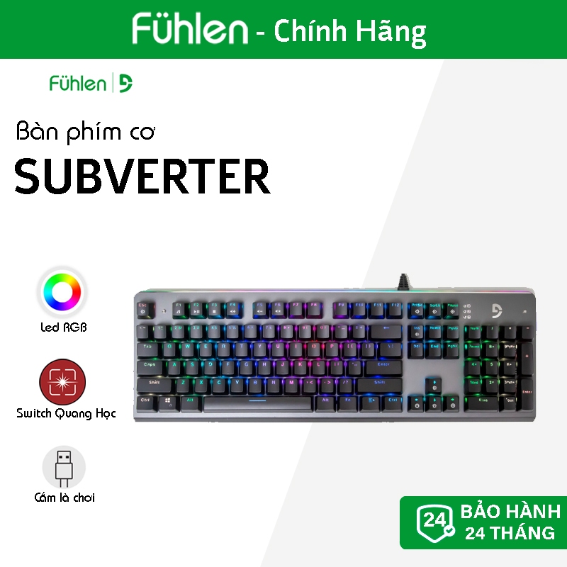 Bàn phím quang cơ Fuhlen Subverter RGB - Chính hãng 2 năm