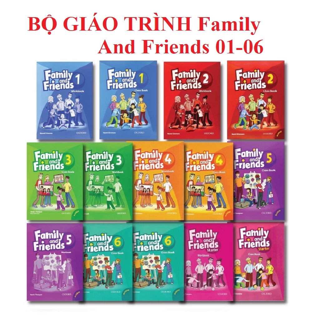 Sách Family And Friends 1ST - Class Book và WorkBook Giúp Bé Phát Triển Kỹ Năng Nghe Nói Đọc Viết