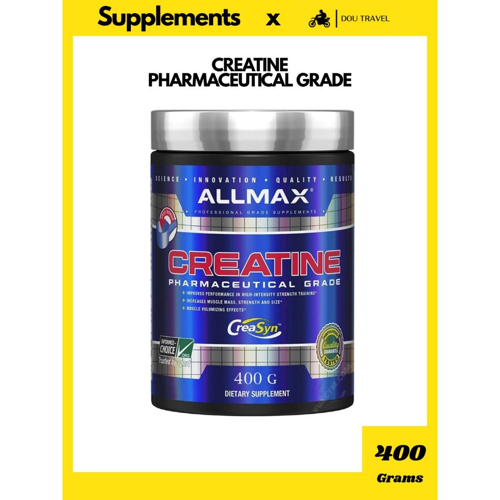 Bột tặng sức mạnh tổng hợp ATP Allmax Creatine Monohydrate Pharmaceutical Grade - 400g