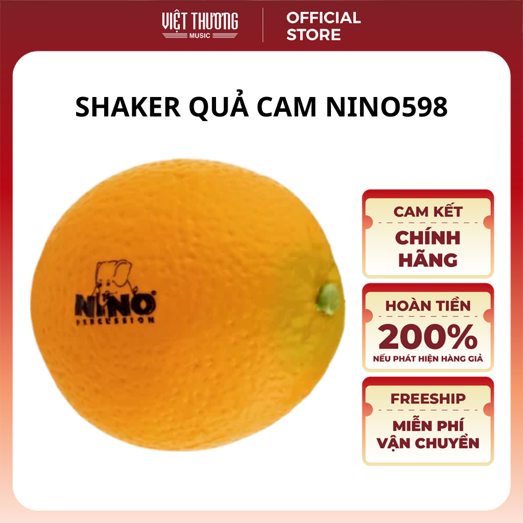 Sharker Hình Quả Cam Chính Hãng NINO Percussion Nino598, Nhựa Cao Cấp - Việt Thương Music