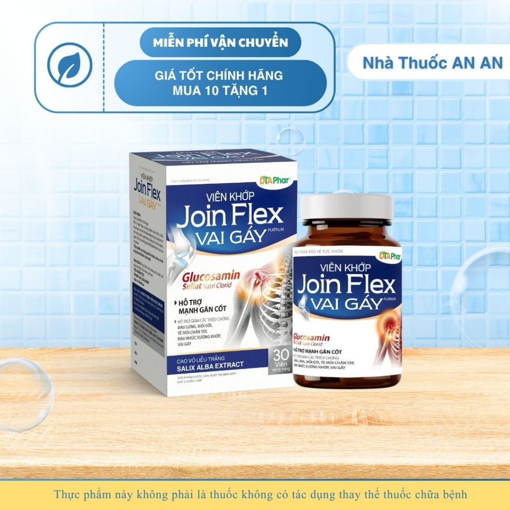 Viên uống Joint Extra và Join Flex  giúp dưỡng khớp làm trơn ổ khớp giảm đau tê nhức thái hoá khớp H