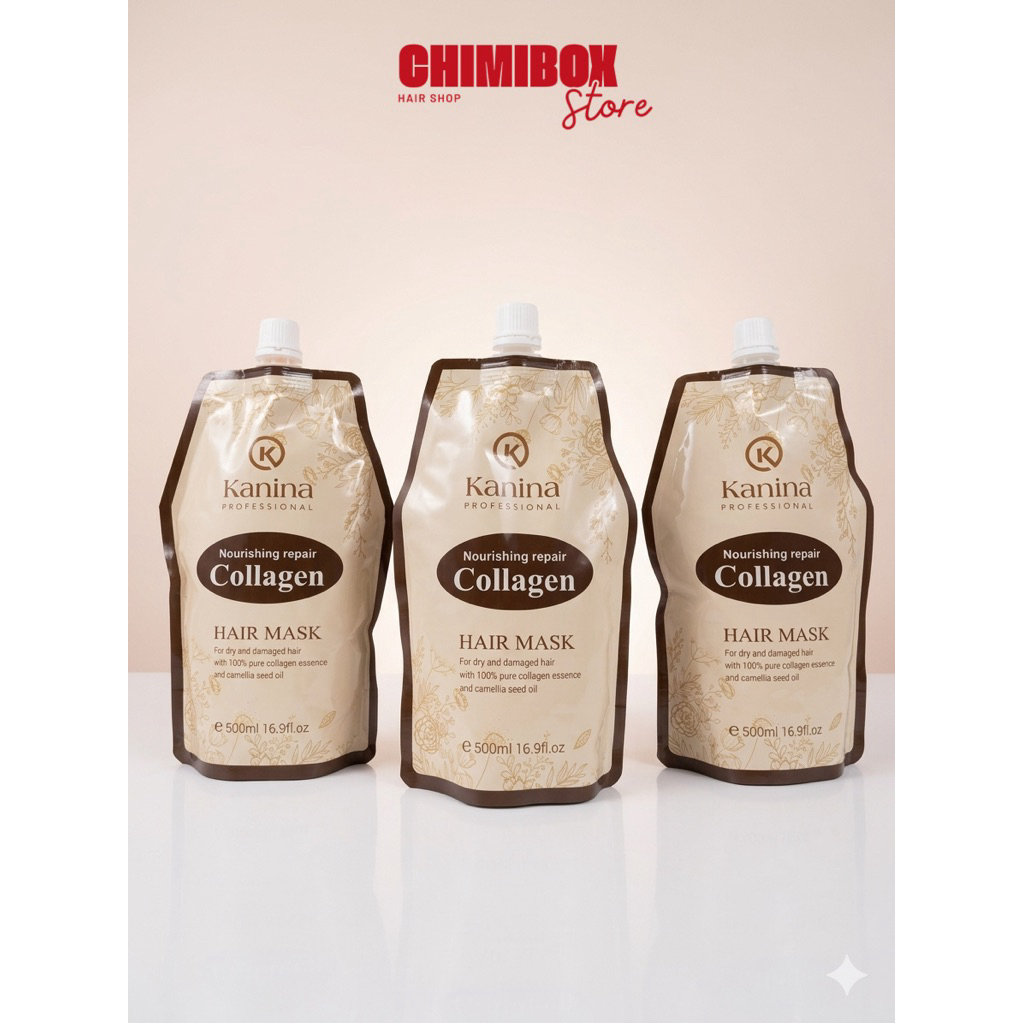 HẤP TÓC COLLAGEN KANINA PHỤC HỒI TÓC HƯ TỔN 500ML - HÀNG CHÍNH HÃNG