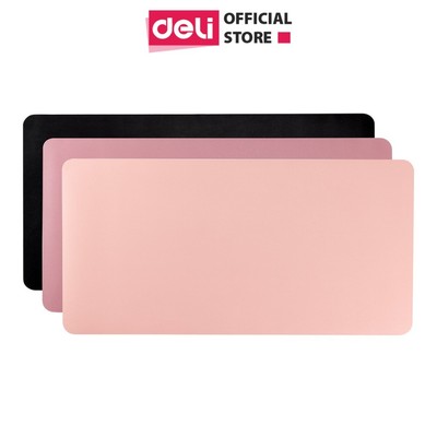 Miếng Lót Chuột Da Deli 2 Mặt Cao Cấp Chống Nước Mịn Lì Di Chuột Êm Ái Mượt Mà Chống Trầy Xước