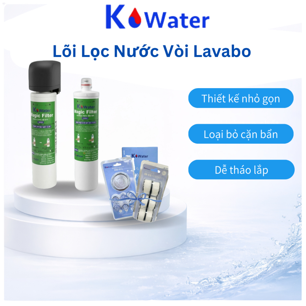 Lõi Lọc Nước Vòi Lavabo K-Water KW200 / KW600 – Dễ Thay, Nhiều Lựa Chọn