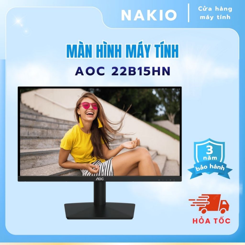 Màn Hình AOC 22B15HN/71 ( 21.5" /VA/ 100Hz/ 4ms/HDMI +VGA) - Bảo hành chính hãng 36 tháng