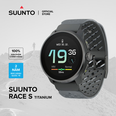 Đồng Hồ Thể Thao Thông Minh Suunto Race S viền Titanium 45mm - Bản đồ Offline, Màn Hình AMOLED, 95+ Môn Thể ThaoBH 2 Năm