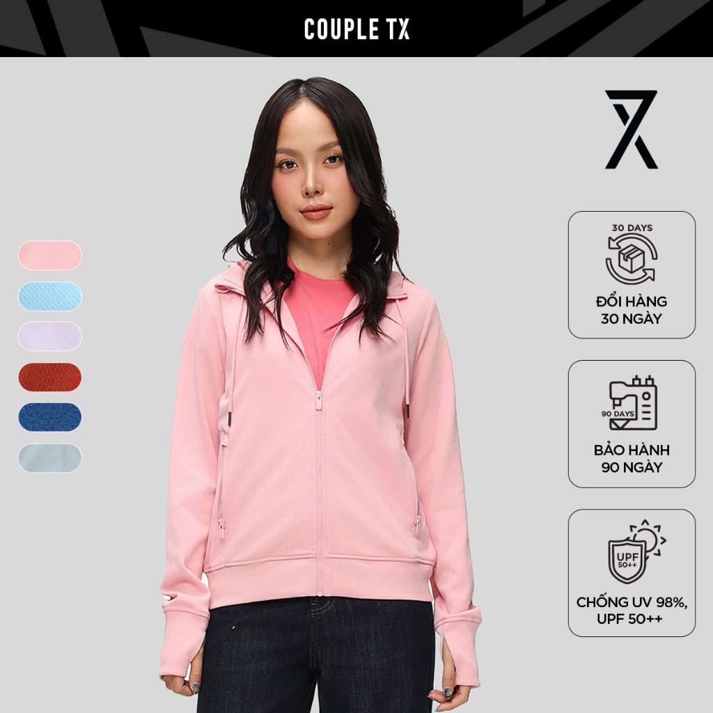 Áo Khoác Vải Chống UV Nữ Couple TX Anti UV Original Form Regular WOK 2064 | BigBuy360 - bigbuy360.vn