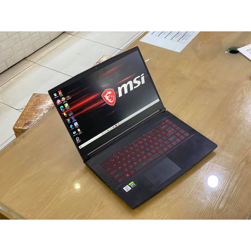 MSI GAMING GF63 CORE I7 10750H RAM 16GB SSD 512GB 15.6INCH 144HZ GTX 1650TI