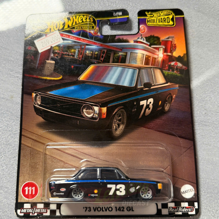 Lehuong Diecast - Xe mô hình Hot Wheels Premium Boulevard '73 Volvo 142 GL