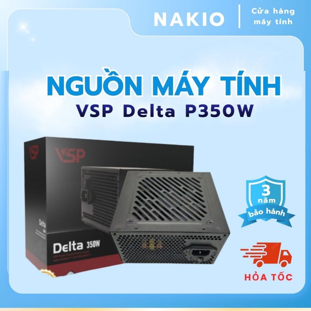 Bộ nguồn VSP Delta P350W - Bảo hành chính hãng 36 tháng