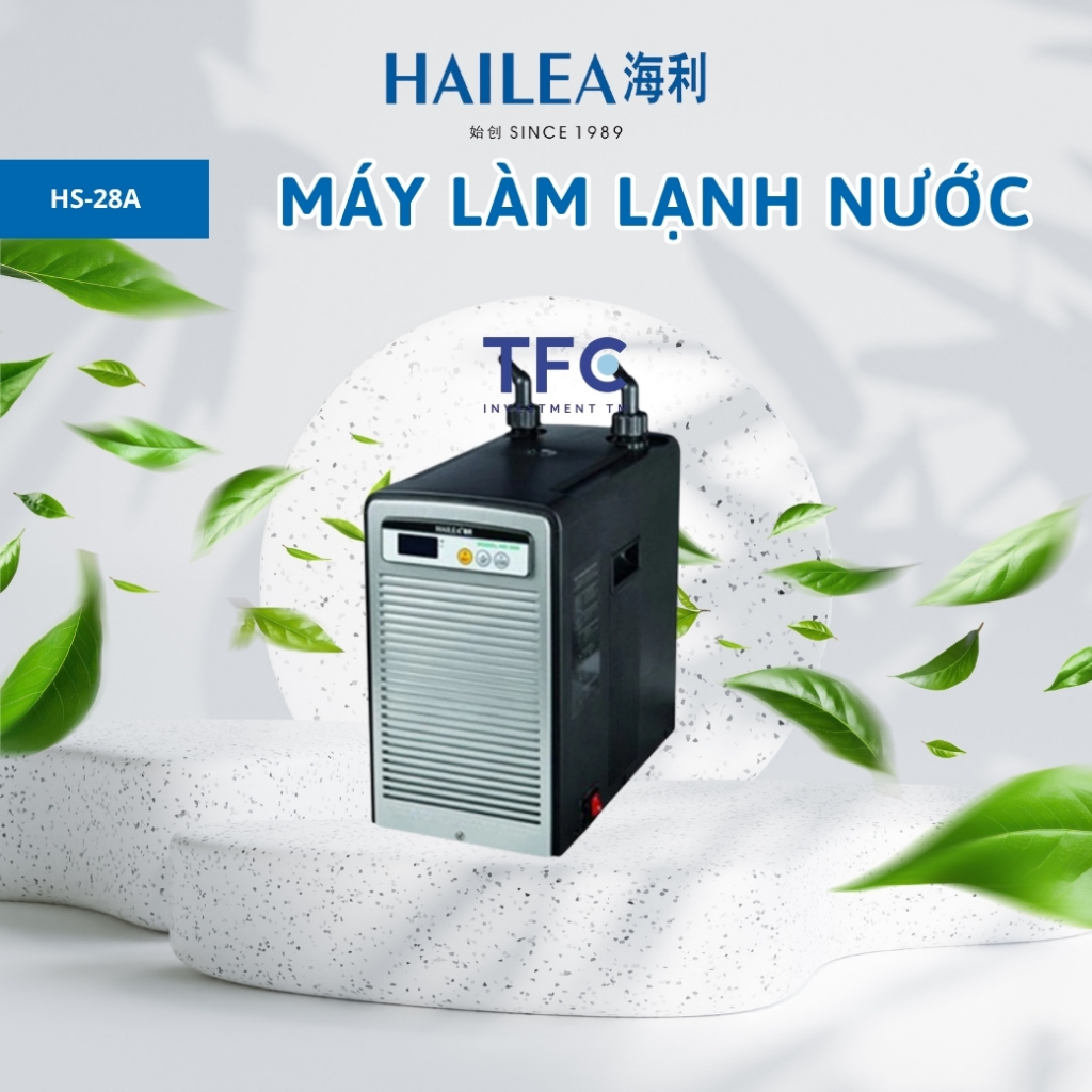 [Chính Hãng] Máy Làm Lạnh Hồ Cá Hailea HS-28A 1/10HP | Chiller mini ổn định nhiệt - nhỏ gọn - êm ái