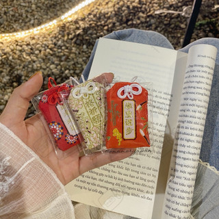Túi May Mắn Omamori Thi Cử Đỗ Đạt tặng chỉ đỏ bình an