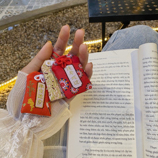 Túi May Mắn Omamori Thi Cử Đỗ Đạt tặng chỉ đỏ bình an