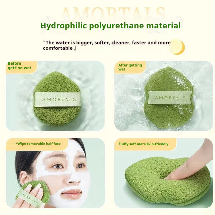 Bông Mút Rửa Mặt Amortals Bọt Biển Làm Sạch Sâu, Nở To Khi Gặp Nước, Dịu Nhẹ Cho Mọi Loại Da | BigBuy360 - bigbuy360.vn