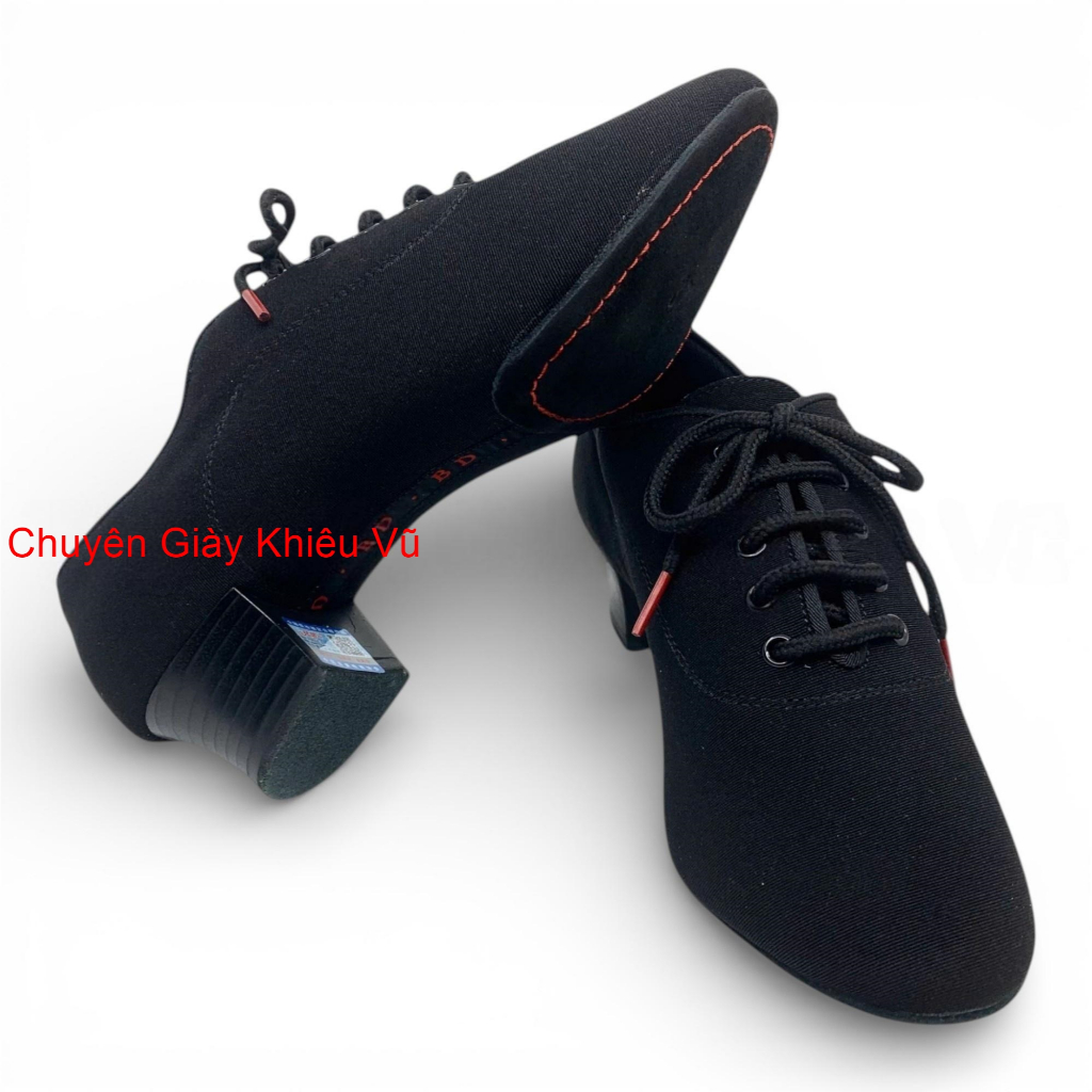 Giày Khiêu Vũ Dancesport Latin Nam BE 417 (417BE) - Vải (Tặng Túi Đựng Giày)