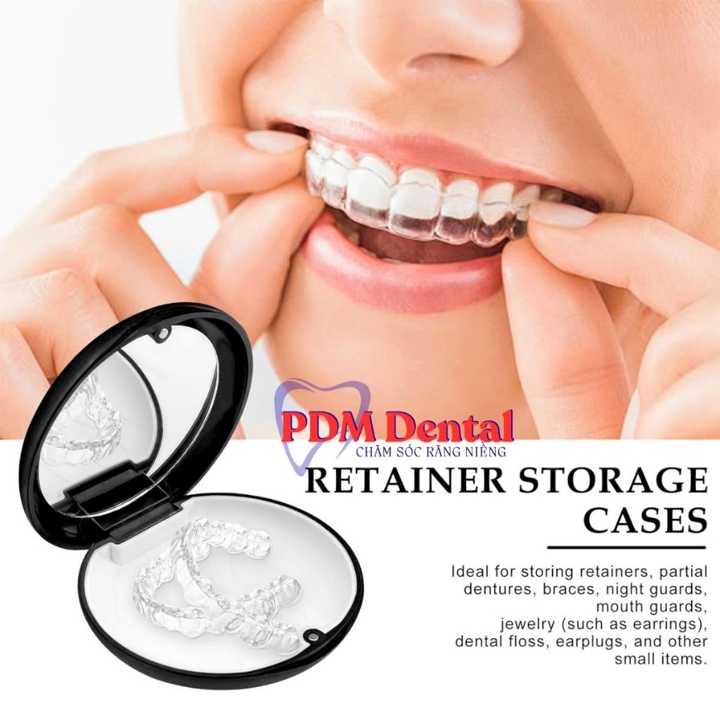 Hộp Đựng Khay Niềng Răng, Hộp Chỉnh Nha Aligner, Hộp Đựng Hàm Duy Trì, Khay Tẩy Trắng, Invisalign